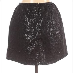Old Navy black animal print skirt